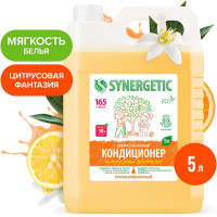 Кондиционер для белья Synergetic "Цитрусовая Фантазия", 5 л