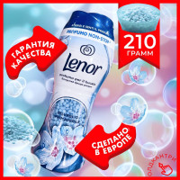 Кондиционер для белья Lenor Unstoppables Spring в гранулах - 210 грамм, Ленор аромат Скандинавская Весна, ароматические парфюм шарики для стирки, Великобритания