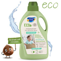 Кондиционер для стирки детского белья 1500 мл, зеленый чай и бамбук, СОЛНЦЕ И ЛУНА ECO