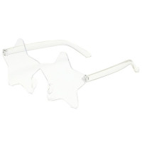 Солнцезащитные очки без оправы в форме звезды солнцезащитные очки в форме пентаграммы солнцезащитные очки в форме звезды маленькое лицо Звездные очки фотоочки