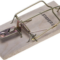 Мышеловка деревянная STAYER 95х45 мм малая