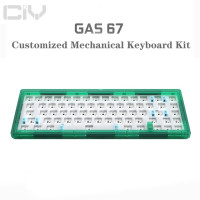 Набор для клавиатуры ZUOYA, проводная клавиатура с RGB подсветильник кой, 67Key, 3Pin/5Pin, для Cherry Gateron Kailh, игровые механические клавиатуры