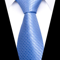 Галстук мужской шелковый, однотонный, небесно-голубой, аксессуар для одежды, формальное и рабочее место, Свадебный, ручная работа