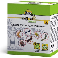 Клеевая ловушка для насекомых Ловчий пояс Nadzor 5 м.  