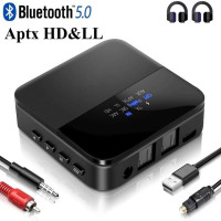 Bluetooth 5,0 аудио передатчик приемник AptX HD LL низкая задержка CSR8675 беспроводной адаптер RCA SPDIF 3,5 мм разъем Aux для ТВ ПК автомобиля