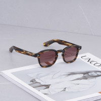 Женские винтажные солнцезащитные очки Lemtosh MOMZA, ацетатные овальные поляризационные очки с защитой UV400