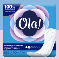 Ежедневные мягкие прокладки Ola!, без аромата, 60 шт.