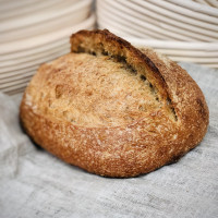 Хлеб Тартин ржано-пшеничный на закваске бездрожжевой от пекарни Хлебофактура, 670 г