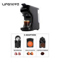 Espresso Capsule Coffee Machine Maker 1600W 19 Bar 3in1 Multiple Cafetera  Pod Coffee Maker Dolce Milk&Nxpresso &Powder