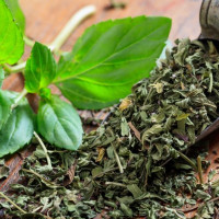 Мята сушеная измельченная 200 г / Натуральные травы для чая / Приправы, специи