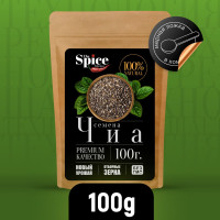 Моно приправы, специи, травы. Чиа семена для похудения 100 грамм, суперфуд для правильного питания, снижения веса с высоким содержанием белков и пищевой клетчатки, салатов супов йогуртов десертов