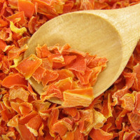 Морковь сушеная кубики - 500 г / Овощи для приготовления первых и вторых блюд