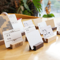 实木标签架/烘焙价签架面包价格牌夹展示架pop广告价钱牌底座