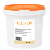 Чеснок сушеный гранулированный HOBBYHELPER в ведре (650 г)