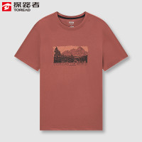 探路者短袖男女23夏季新款戶外運動健身彈力清爽舒適休閒速乾T恤