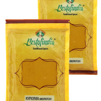 Bestofindia/Куркума молотая, индийские специи высшего качества, Sale 2-Pack 2x100г