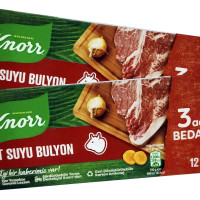 Говяжий бульон в кубиках, "Knorr", Et Suyu Bulyon, 120гр. 2шт. (24 кубика)