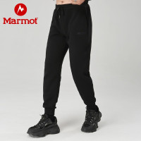 Marmot土撥鼠戶外運動彈力透氣舒適簡約男士束腳衛褲厚款休閒長褲