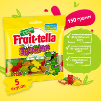 Мармелад жевательный Fruittella Звери MIX, 150 г
