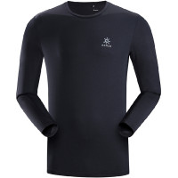 kailas凱樂石長袖速乾衣男女情侶款飛織排汗純色功能T恤風洞透氣