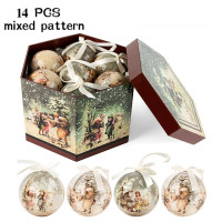 Декоративные шары для рождественской елки, 14 шт