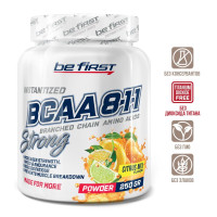 Аминокислоты БЦАА порошок Be First BCAA 8:1:1 Instantized Powder 250 гр, цитрусовый микс