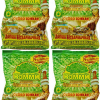 Макаронные изделия Кэмми Premium Лапша бесбармачная яичная особо тонкая, комплект: 4 упаковки по 250 г