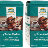 Мука Manitoba (Манитоба) из мягких сортов пшеницы Molino Grassi Италия, 1 кг * 2 шт