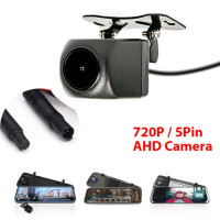 Камера заднего вида для автомобиля, водонепроницаемая, 5-контактное подключение, разрешение 720P