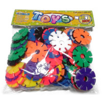 供应雪花积木 启智早教玩具 雪花片积木 SM213925 儿童塑料玩具