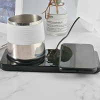 新款智能恒温垫55°C度保温加热+无线充  二合一无线充55°恒温垫