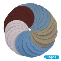 125mm 5 - дюймовый Grit 1000 / 2000 / 3000 / 4000 / 5000 Sanding Discs Hook Loop Sandpaper Круглый Sandpaper Disk Sand Sheet Sanding