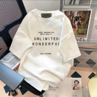 外貿尾貨~限時清倉撿漏小眾夏季純棉半袖男女新款短袖T恤潮牌上衣