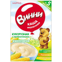 Каша кукурузная детская Винни с 5 месяцев, молочная, сухая, 200 г