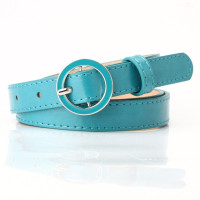 Ремень из искусственной кожи Женский, простой пояс с металлической пряжкой для джинсов и брюк, Роскошный дизайнерский брендовый