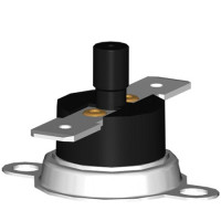 Термостат биметаллический KSD301A A334R NC 110C 250V 16A с ручным сбросом комплект из 3 шт.