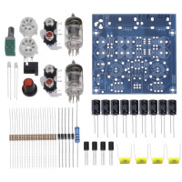 Набор для самостоятельной сборки и пайки (конструктор) "Стереофонический предусилитель на лампах / ламповый предварительный усилитель для домашней аудиосистемы" (Н)
