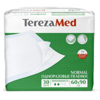 Пеленки одноразовые медицинские TerezaMed Normal 60x90, 30 шт