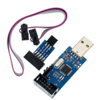 Программатор AVR AVRISP AVRASP USBASP 2.0 с адаптером 10-6 пин Atmega8A Arduino Atmel USB ASP