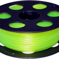 Катушка PLA пластика Bestfilament 1.75 мм 1кг., светящаяся желтая