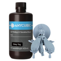 Фотополимерная смола Anycubic Basic UV Resin для 3D принтера 1 кг - Серая (grey) 1 литр