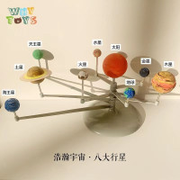 DIY八大行星科学小实验喷发火山气象站模型幼儿园STEM玩具投影