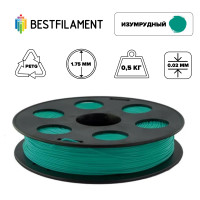 Пластик для 3d принтера PETG изумрудный 1,75мм BestFilament, 0,5 кг