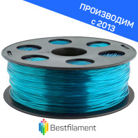 Пластик для 3d принтера Watson голубой 1,75 мм BestFilament, 1 кг