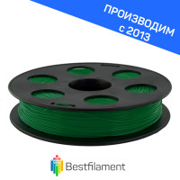 Пластик для 3d принтера Bflex зеленый 1,75 мм BestFilament, 0,5 кг