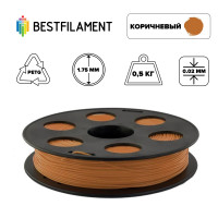 Пластик для 3d принтера PETG коричневый 1,75мм BestFilament, 0,5 кг