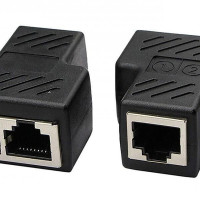 Переходник разветвитель / сплиттер сетевой RJ45/2*RJ45, комплект - 2 штуки