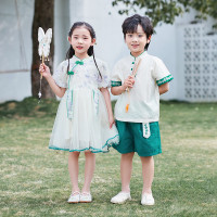 校服套装小学生幼儿园园服夏季班服男女童唐装古装中国风旗袍汉服