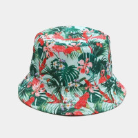 Двусторонняя Складная Солнцезащитная шляпа с рисунком фламинго, летняя Рыбацкая шляпа унисекс, 2023