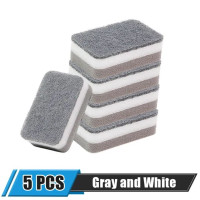 Двусторонняя зеркальная губка для мытья посуды